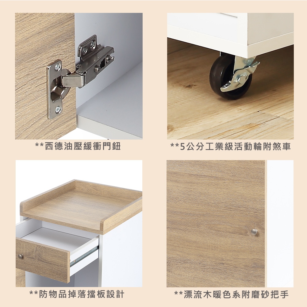 【HomeMax】Calin 卡琳置物櫃/沙發邊桌/文件櫃/檔案櫃/活動櫃/床頭櫃/免運費/台灣生產/D01-007WH, , large