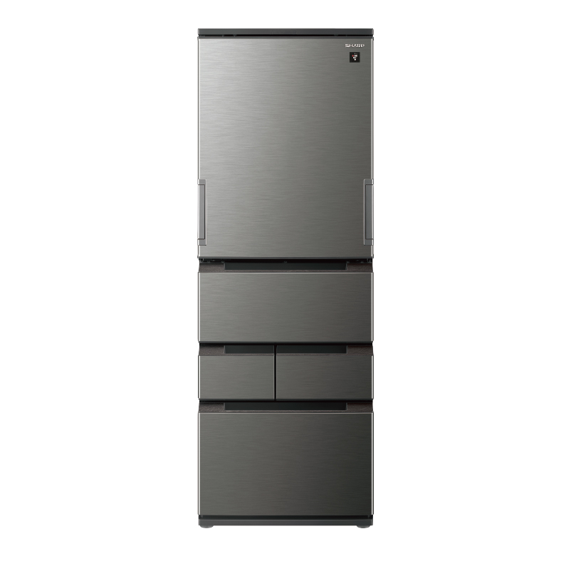 SHARP SJ-PW46KT-H左右開五門除菌冰箱_灰, , large