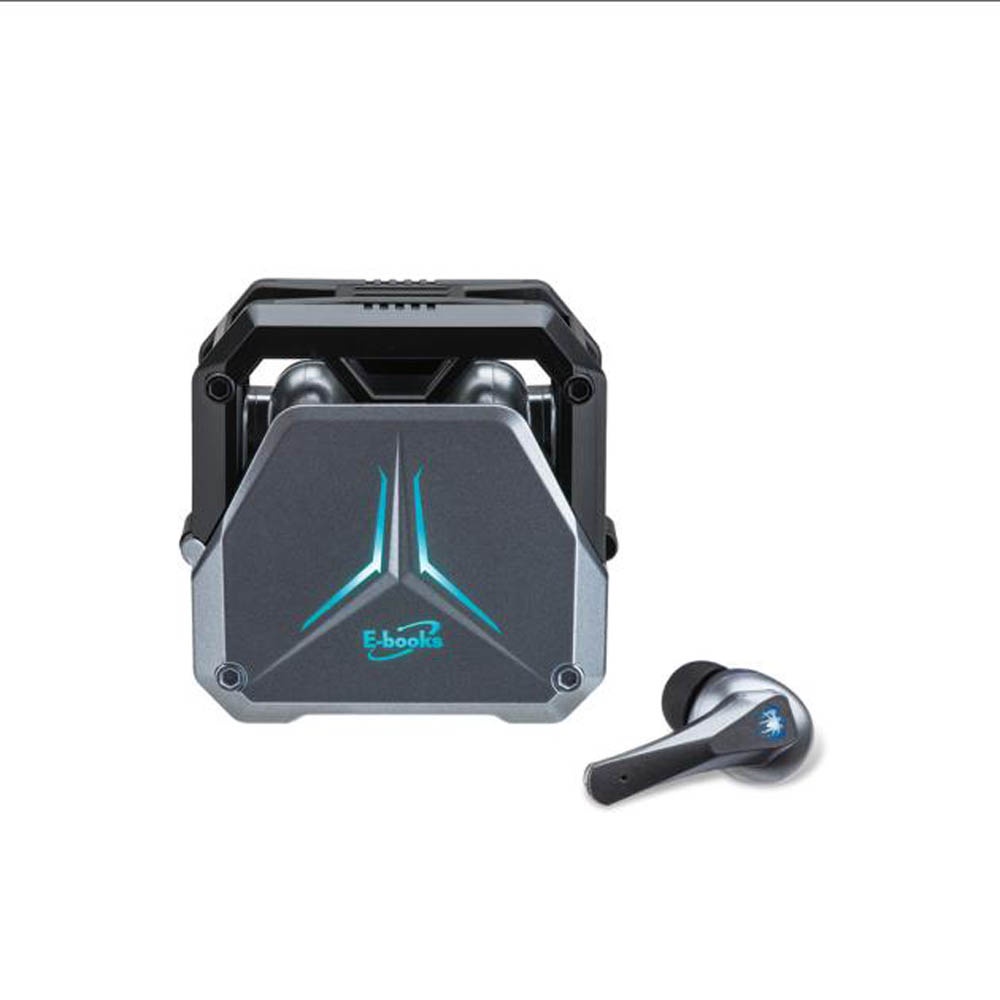 E-BOOKS SS47 Gaming Subwoofer Luminous True Wireless Bluetooth 5.3 Headphones Water-repellent and colorful shape Call music multifunctional, , large