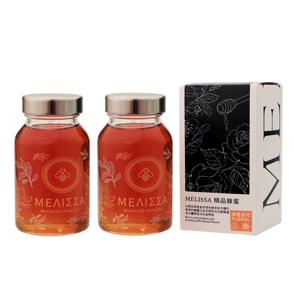 【Melissa】台灣小農嚴選 清香百花蜜蜂蜜210gX2, , large