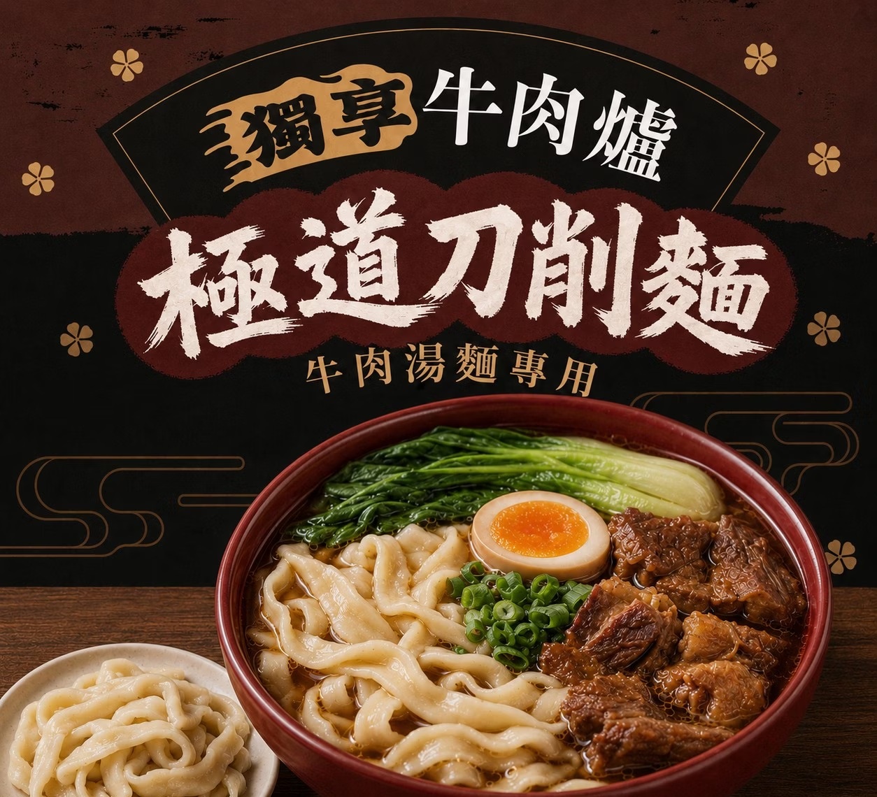 【全國麗園】極道刀削麵 牛肉湯麵專用 手打Q彈 極致入味, , large