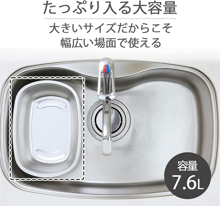 Stainless steel vegetable and fruit drain basket, , large