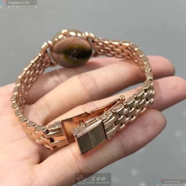 [星晴錶業]COACH手錶,24mm,CH00111玫瑰金色錶面玫瑰金錶殼玫瑰金色精鋼錶帶款, , large