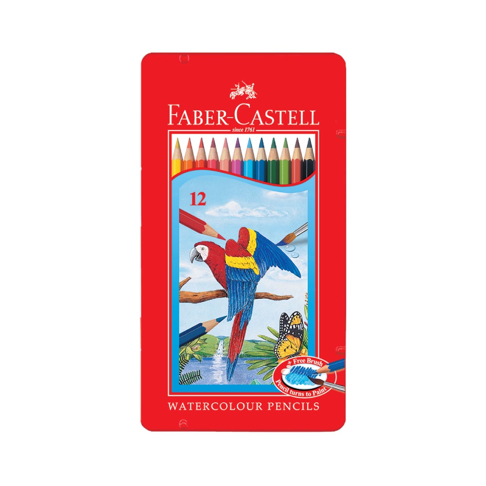 Faber-Castell輝柏 紅色系 水性彩色鉛筆-12色(115913), , large