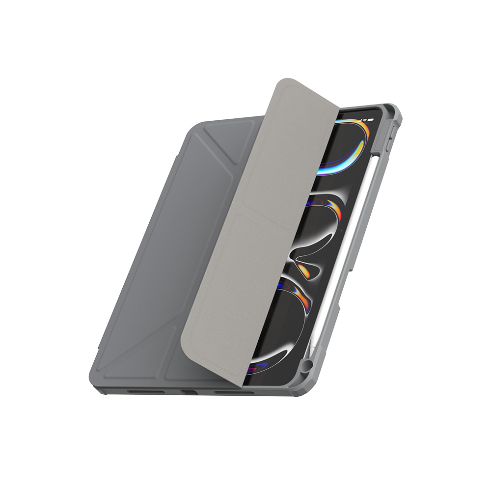 【HIPPORIZZ】iPad Pro 11吋 (2024/2025) Origo 晶透筆槽防摔殼 大象藍色, , large