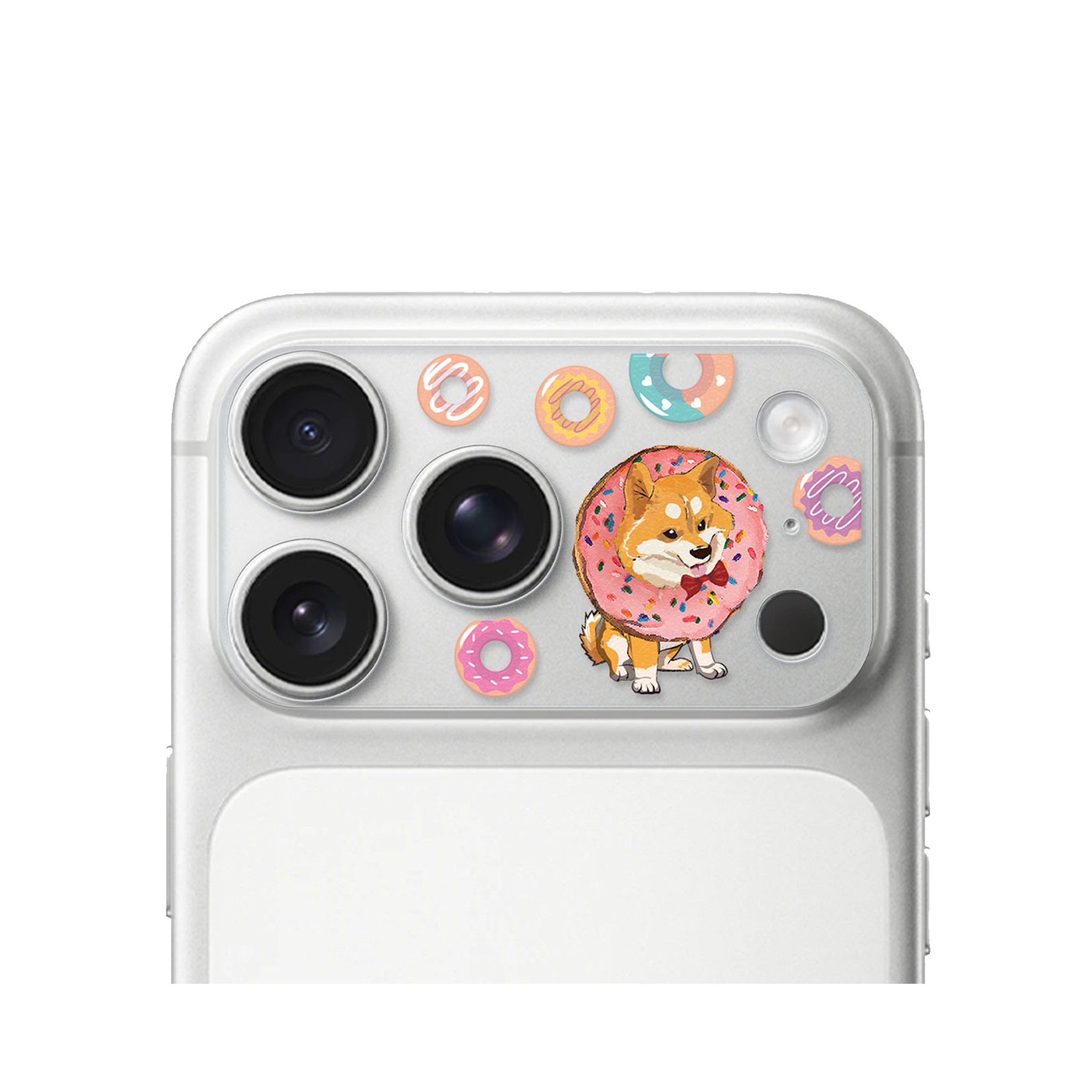 【山水之寶】iPhone17Pro彩繪鏡頭底座貼 iCCUPY 霧面鏡頭底座膜（不含鏡頭貼）附擦拭布＋刮板, , large