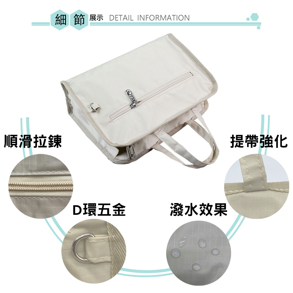 牛津布手提包中包 牛津布多口袋包中包 牛津布防潑水大容量手提收納包-多色(0-35091), , large