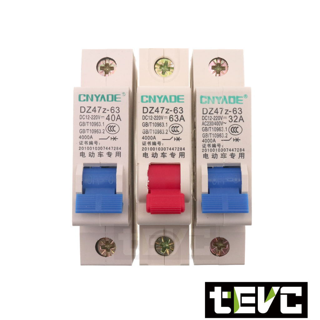 《tevc》F005 DC無熔絲 1P 直流 空氣開關  40A, , large