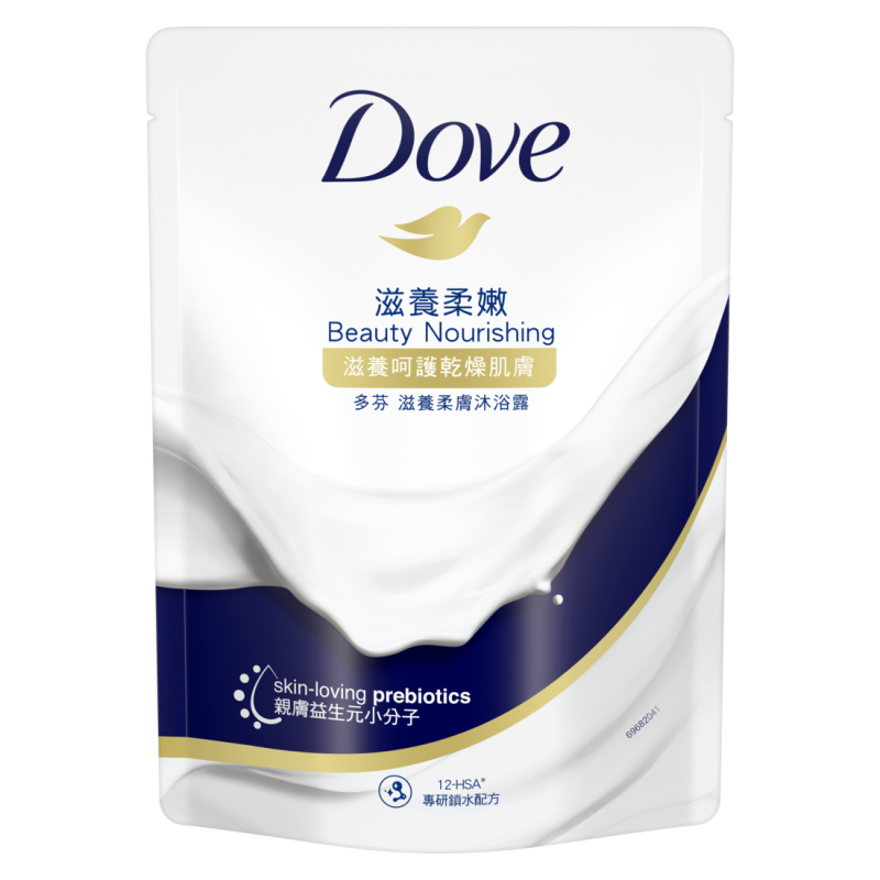 多芬滋養柔膚沐浴露滋養柔嫩補充包, , large