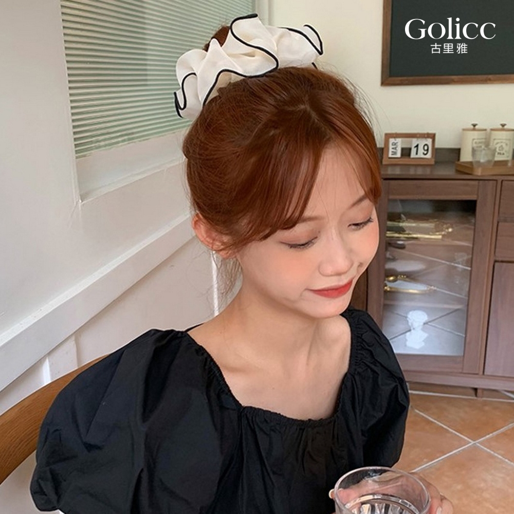 【Gulicc】古莉可 髮圈  小香風撞色大腸髮圈, , large