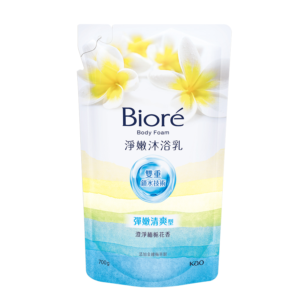 Biore淨嫩沐浴乳澄淨緬梔花香補充包, , large