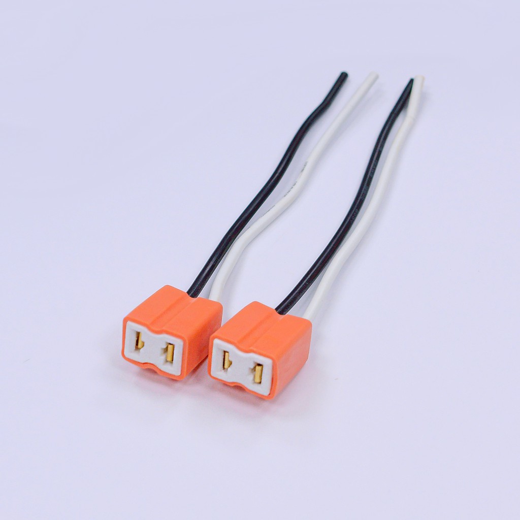 【PA LED】H7 霧燈 大燈 汽車 貨車 大客車  耐高溫 陶瓷燈座 高瓦數燈泡必備 加粗線組 非對接 對接式, , large