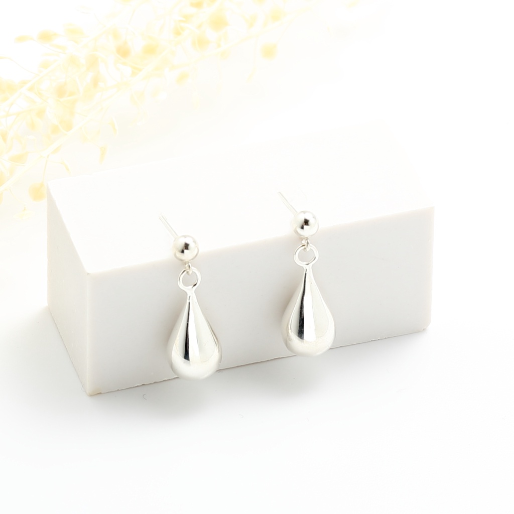 【Angel & Me】Waterdrop Teardrop s925 sterling silver earrings birthday gift, , large
