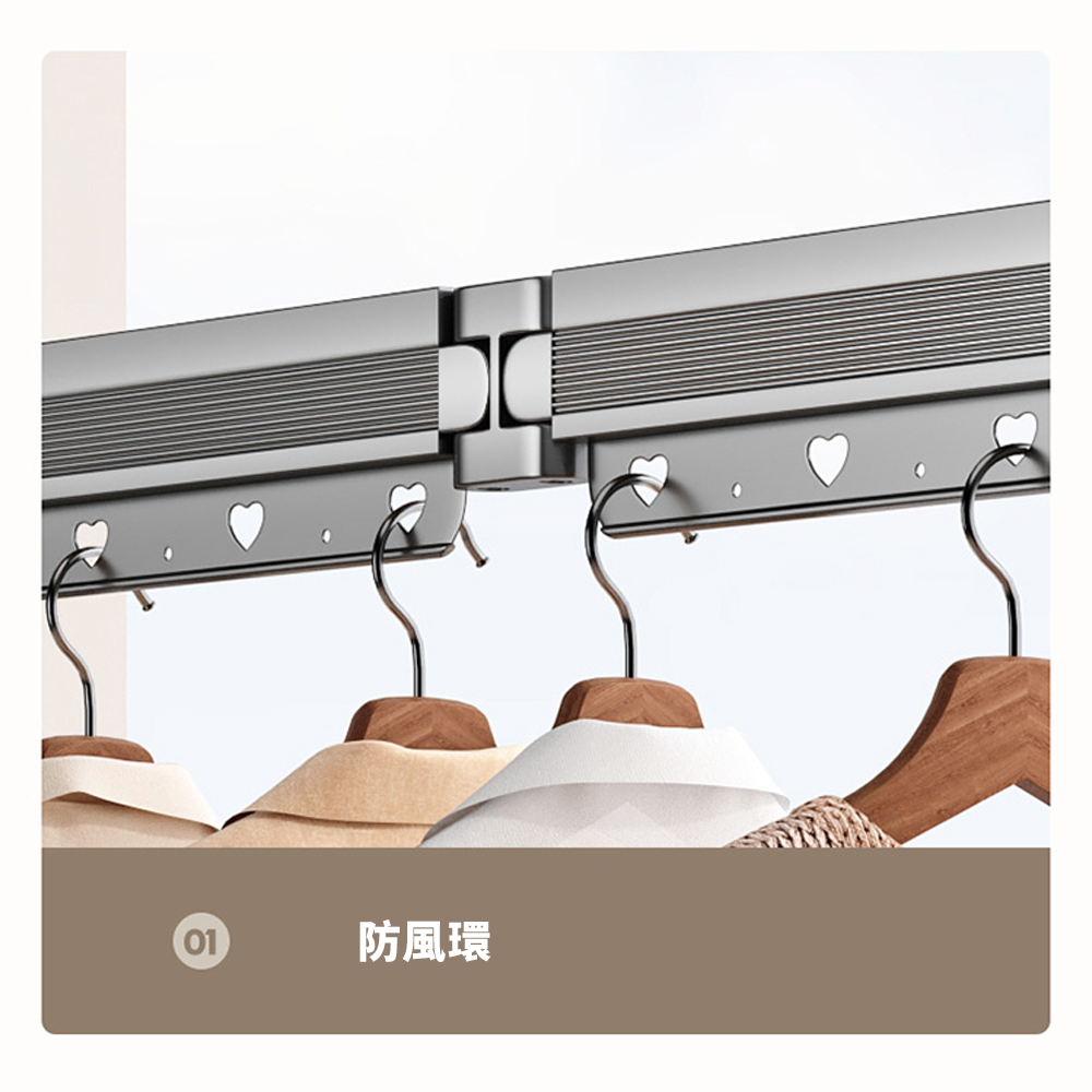 【CITY STAR】吸盤式折疊10孔曬衣架, , large