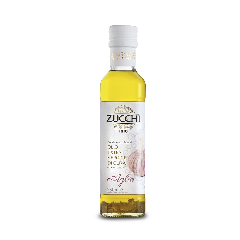ZUCCHI特級冷壓初榨橄欖油蒜味, , large