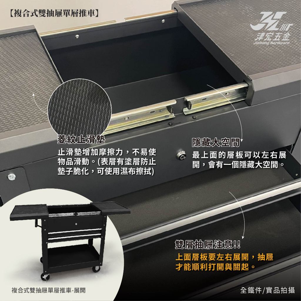 【津宏五金】【多樣式三層推車】多款式尺寸/專業三層推車/工具車/紋身工具車/刀具車/汽修零件車/推車/附鎖, , large