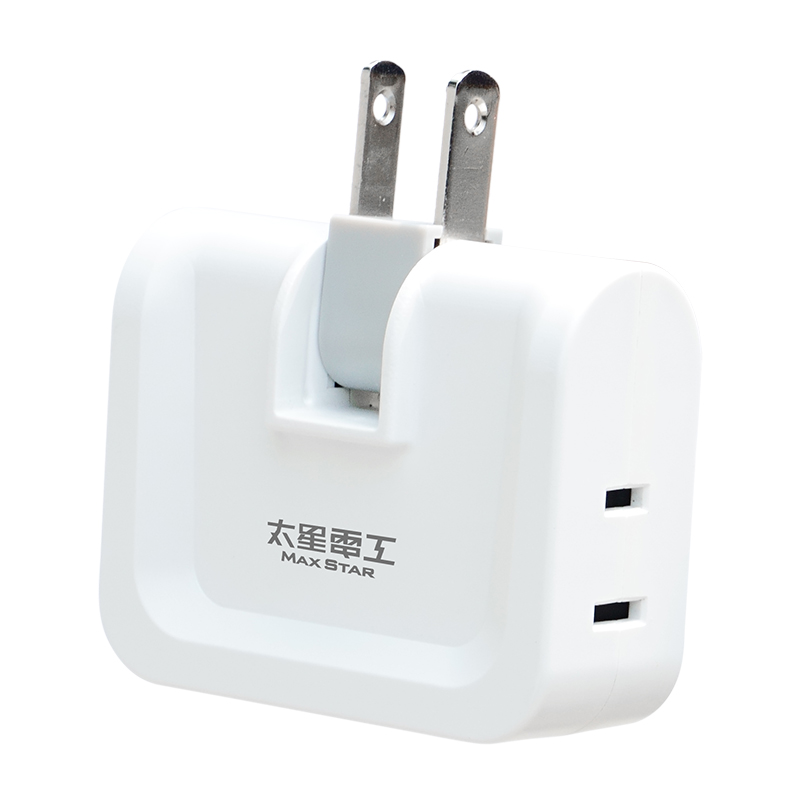 太星電工白金剛安全轉向三面插2P, , large