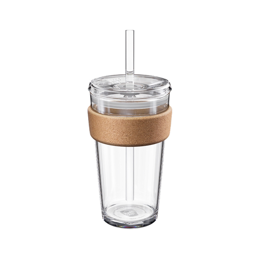 [澳洲 KeepCup] 醇萃玻璃隨行杯 L 454ml - 軟木, , large