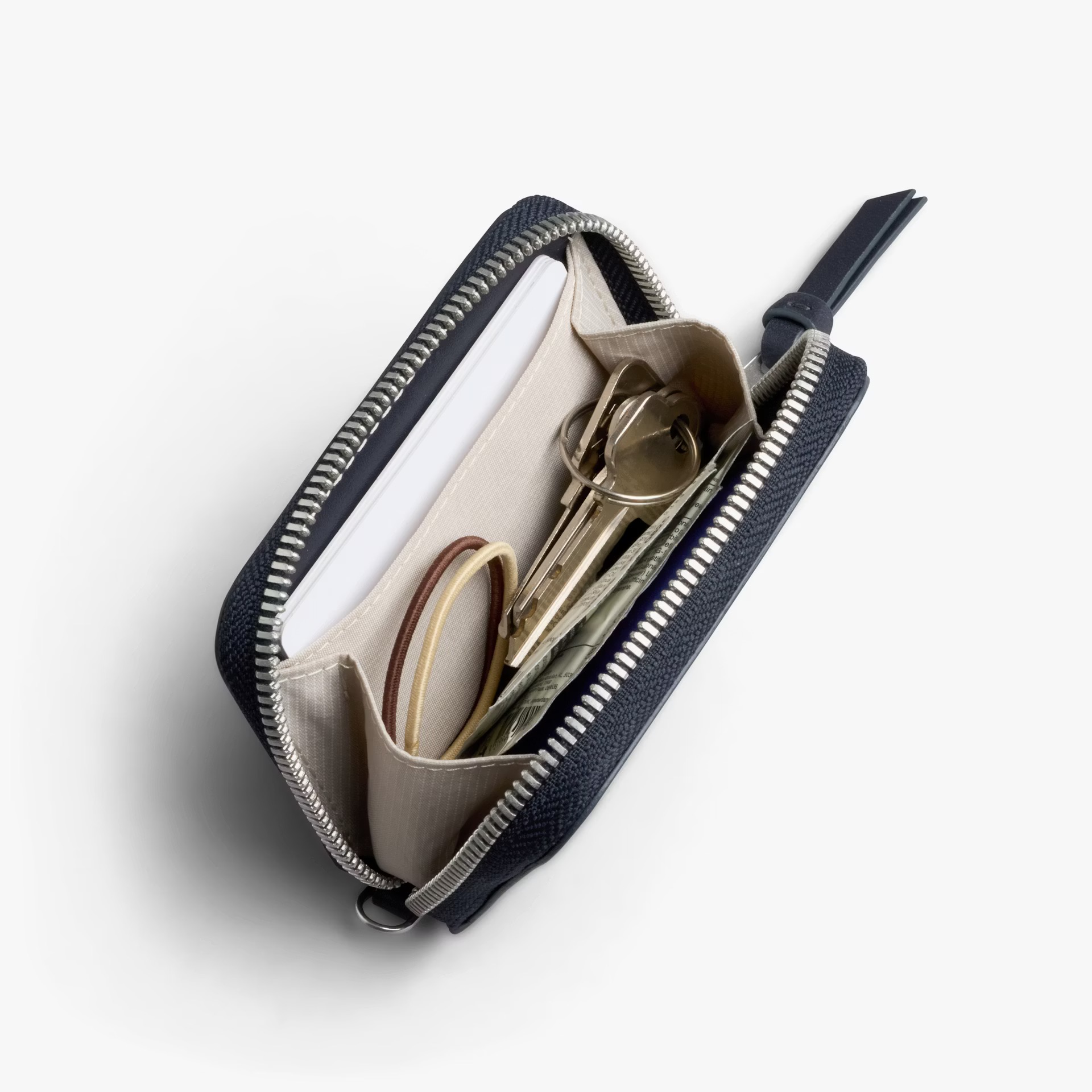 Bellroy Folio Piccolo 小錢包 卡片收納包 拉鍊包 零錢包 優質皮革(藍）-WFBA, , large