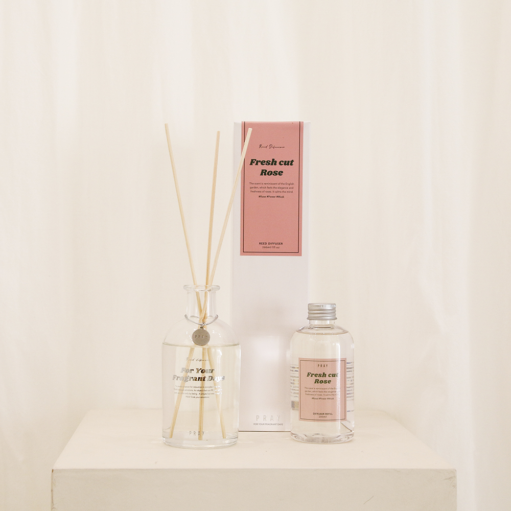 PRAY Reed Diffuser-Fresh Cut Rose, , large