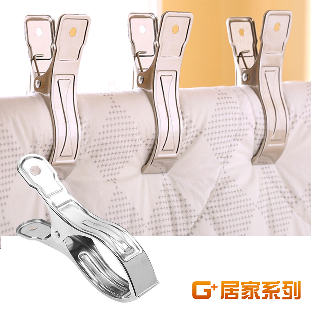 Stainless steel large opening clothespin 3 clips, , large