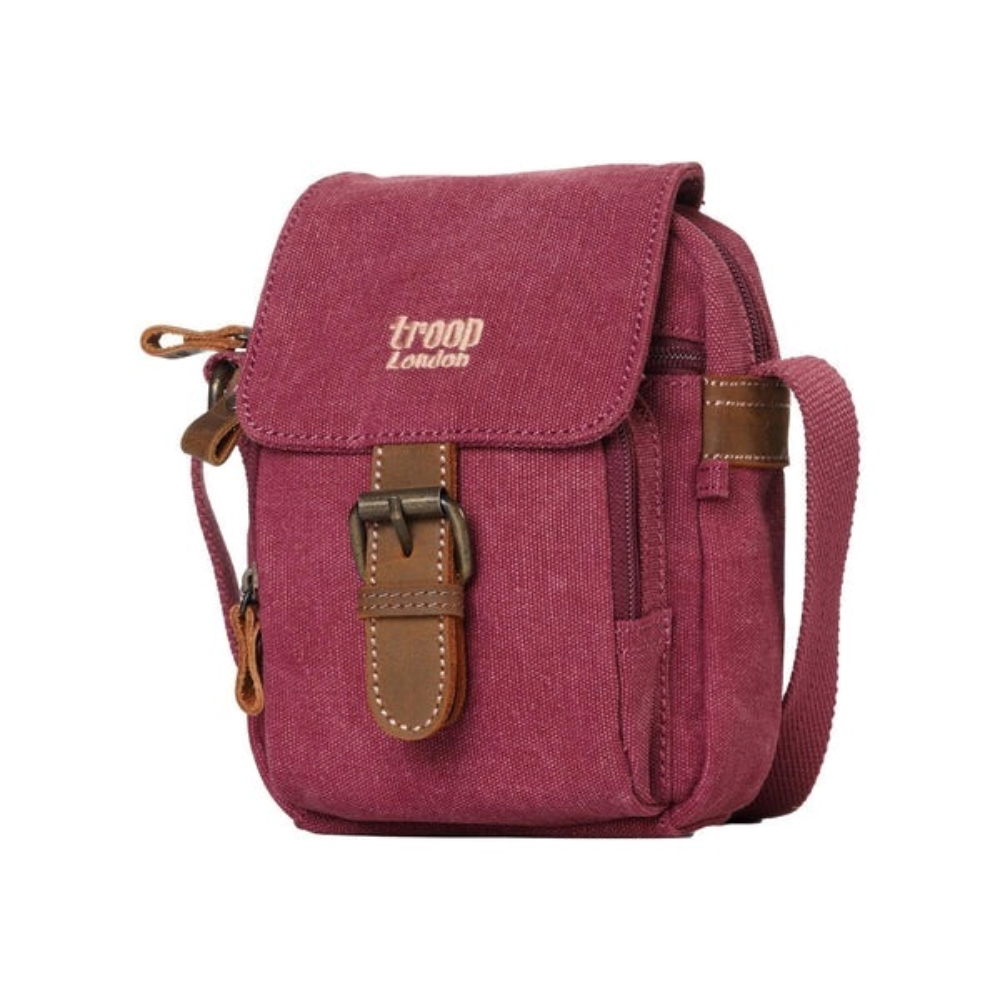 Troop London-經典帆布斜背包TRP0213, , large