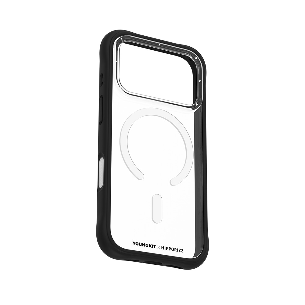 【HIPPORIZZ】iPhone 17 Pro Youngkit Swapit 極致黑矽膠磁吸保護殼, , large