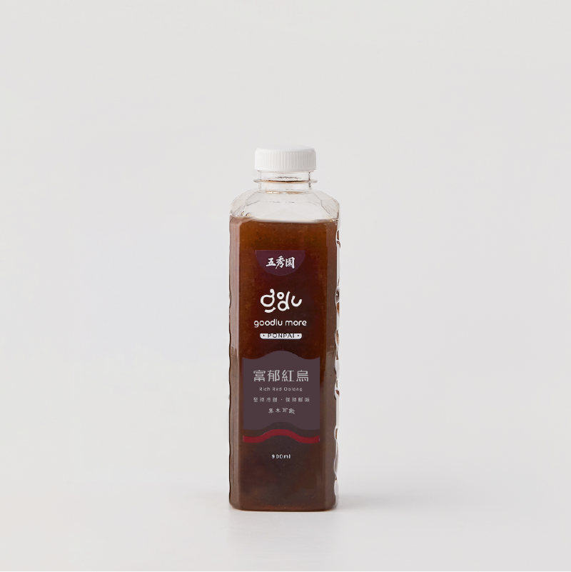 【古溜】富郁紅烏黑木耳飲 900ml, , large