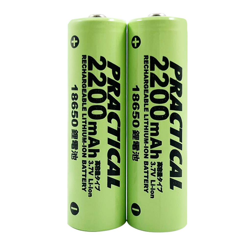 Utility brand 18650/2200mAh lithium rechargeable battery 2 pcs PRA-2200B-2 low self-discharge certified by the Bureau of Standards and Inspection, , large