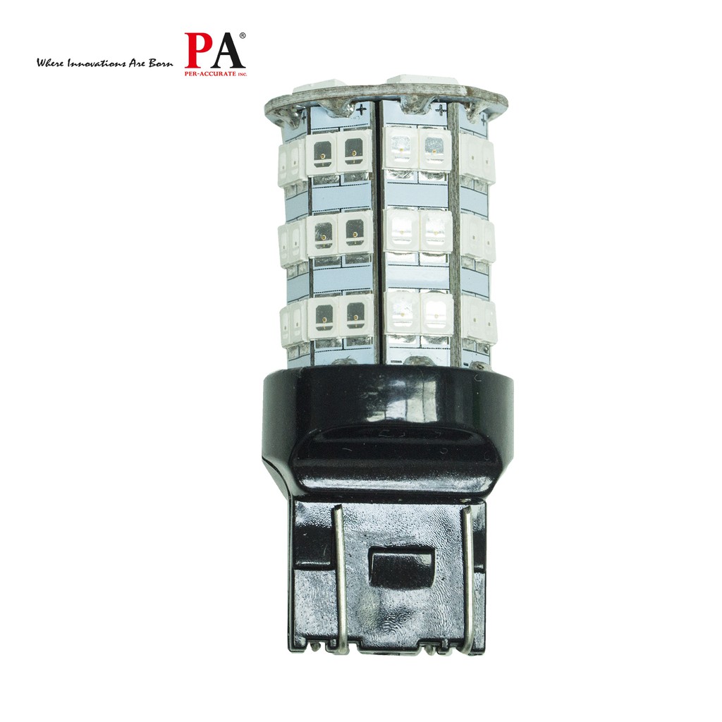 【PA LED】T20 7443 雙芯 55晶 5630 2835 SMD LED 紅光 煞車燈 尾燈 小燈 方向燈, , large