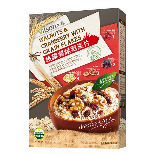 Walnuts  Cranberry with Grain Flakes, , large