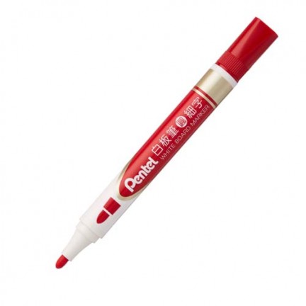 【 Pentel 飛龍 】細字白板筆 圓頭 1.5mm /支 MW851  -  多款可選, , large
