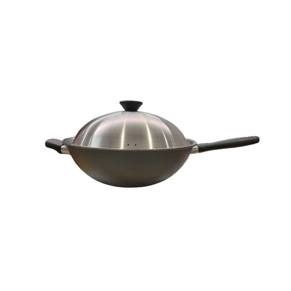 MEYER MODA 34CM COV STIRFRY W/HH GREY, , large