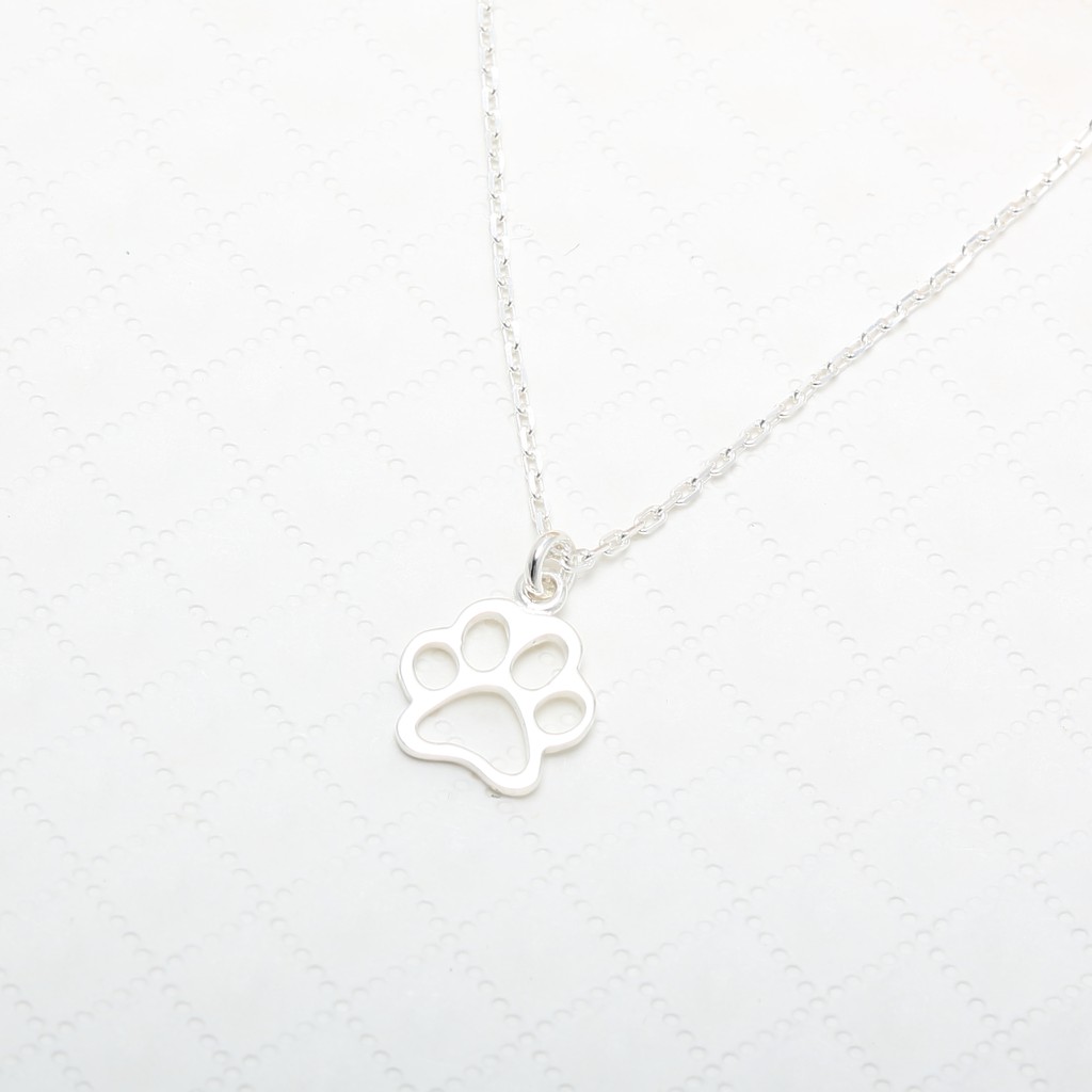 【Angel & Me】Cat Paw s925 sterling silver necklace Birthday gift, , large