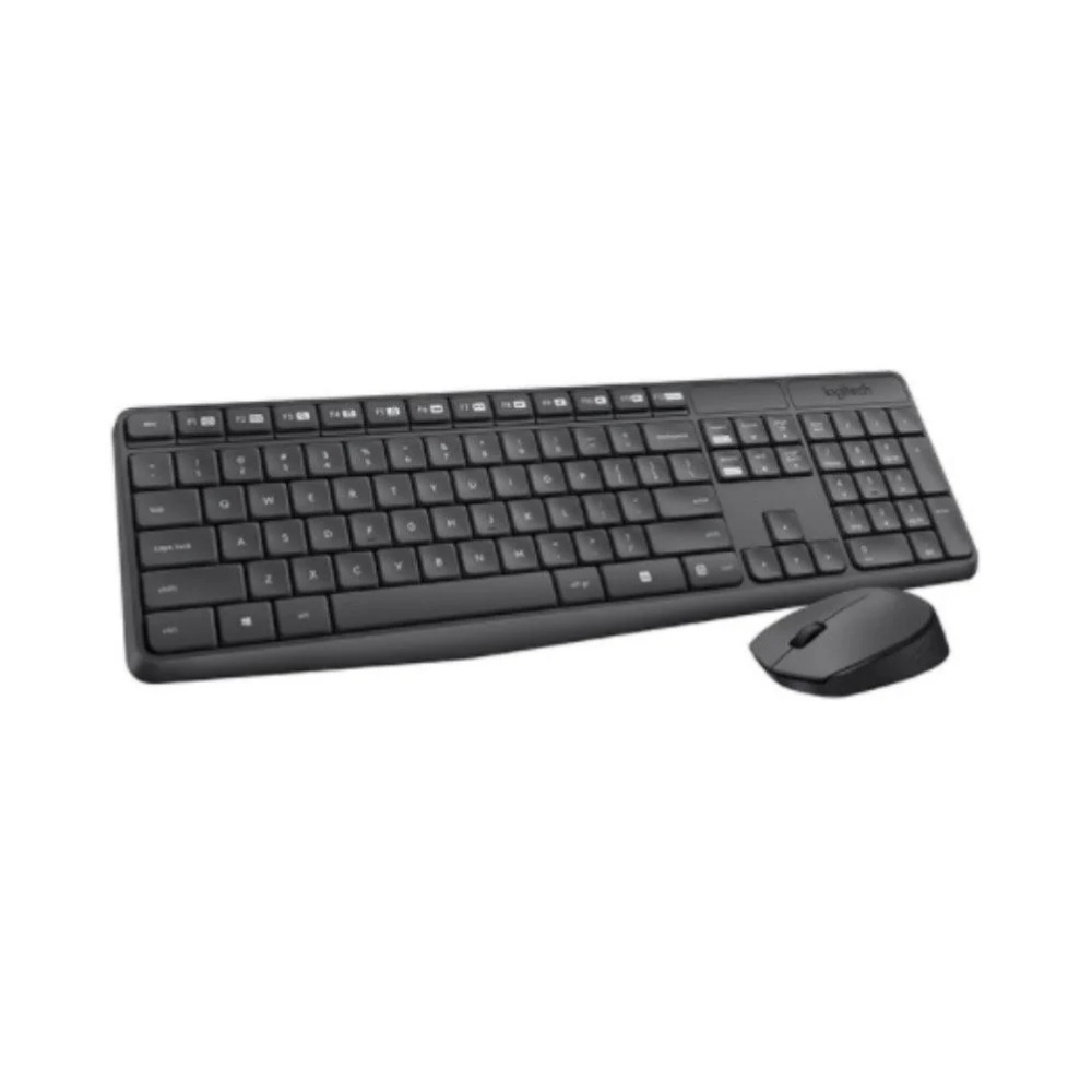 【 Logitech 羅技 】MK235 無線 鍵盤滑鼠組 舒適打字 耐用設計, , large