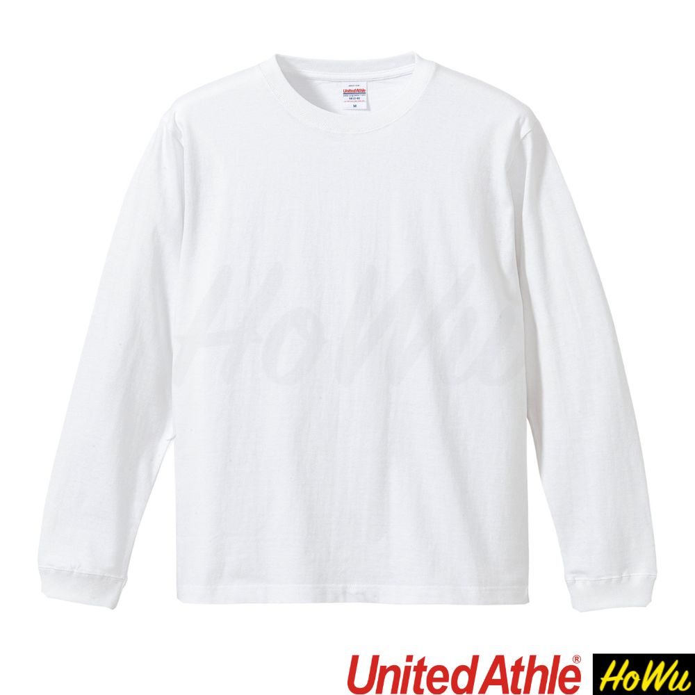 【United Athle】Japanese Premium Soft Cotton 5.6oz Long-Sleeve T-Shirt/1.6-Inch Ribbed Cuffs (5011-01) | Howu Goodies Mall (UA Plain Long-Sleeve T-Shirt), , large
