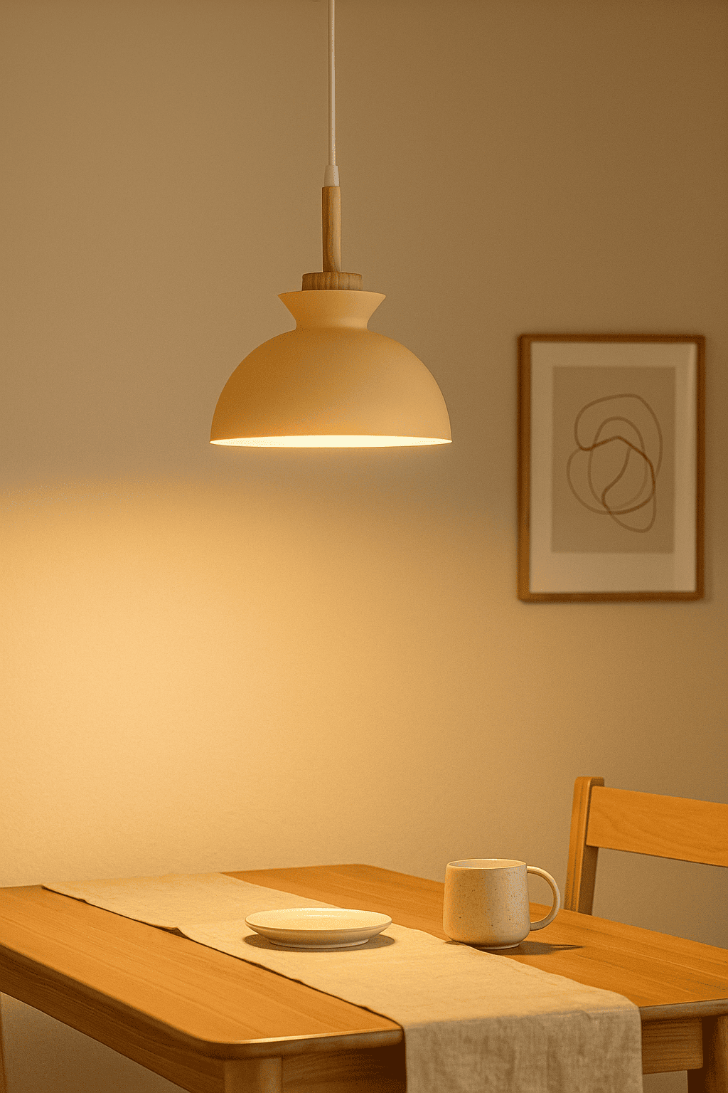 Tenkou&ndash; Classic Pendant Light &ndash; Warm Yellow, , large