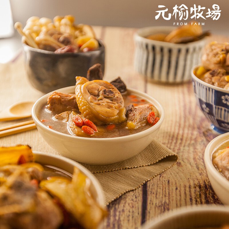 【元榆牧場】陳年老蔔杞雞湯550g, , large