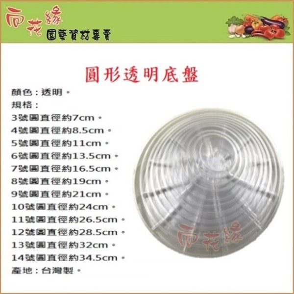 Round Transparent Saucer No. 5&ndash;Inner Diameter approx. 11 cm, , large