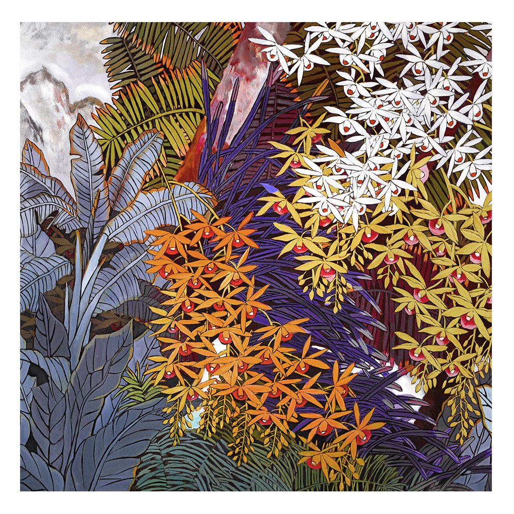 【御畫房】花語系列一 國家一級畫師手繪油畫80&times;80cm(VF-179), , large