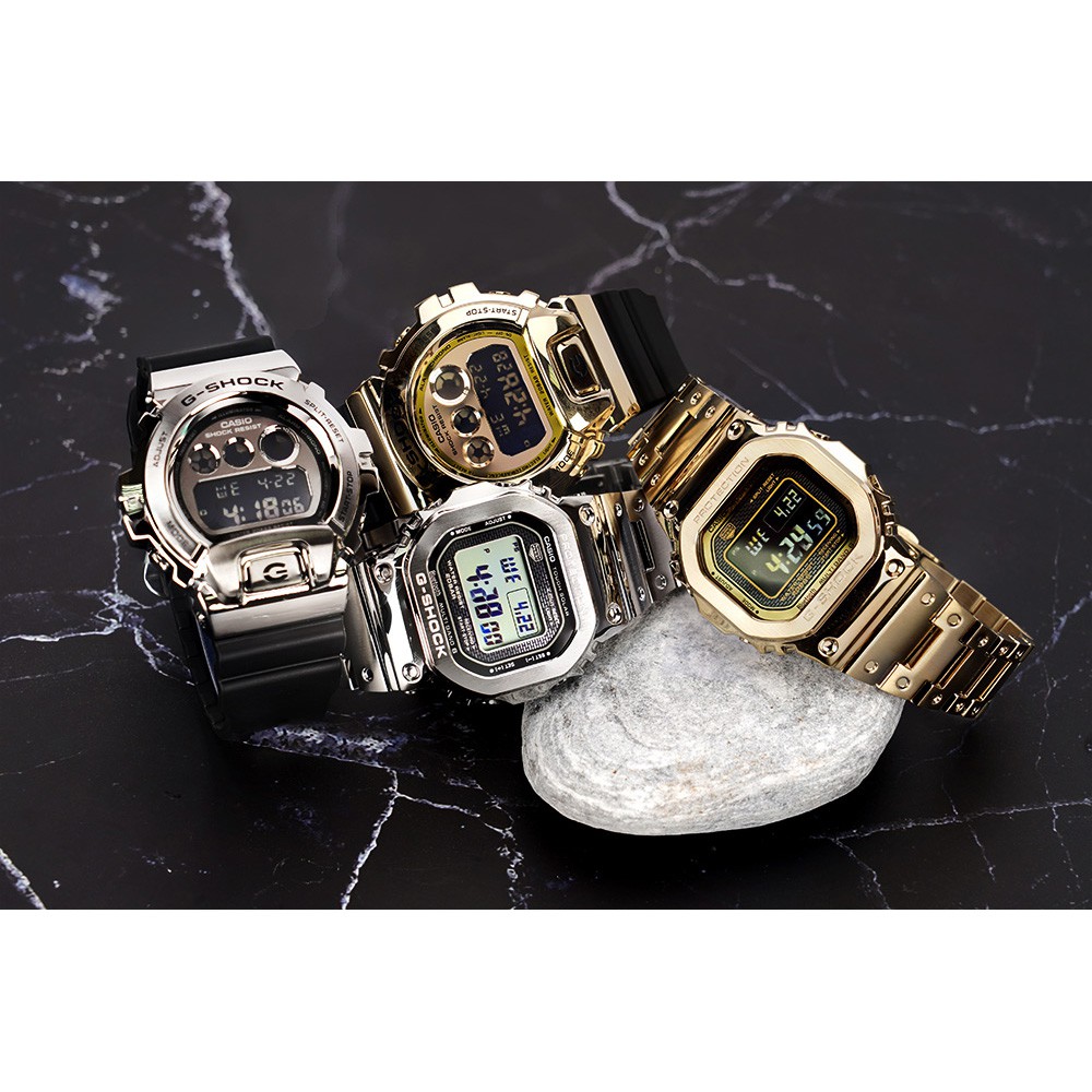CASIO 卡西歐  G-SHOCK DW-6900 25周年金屬手錶 GM-6900G-9, , large