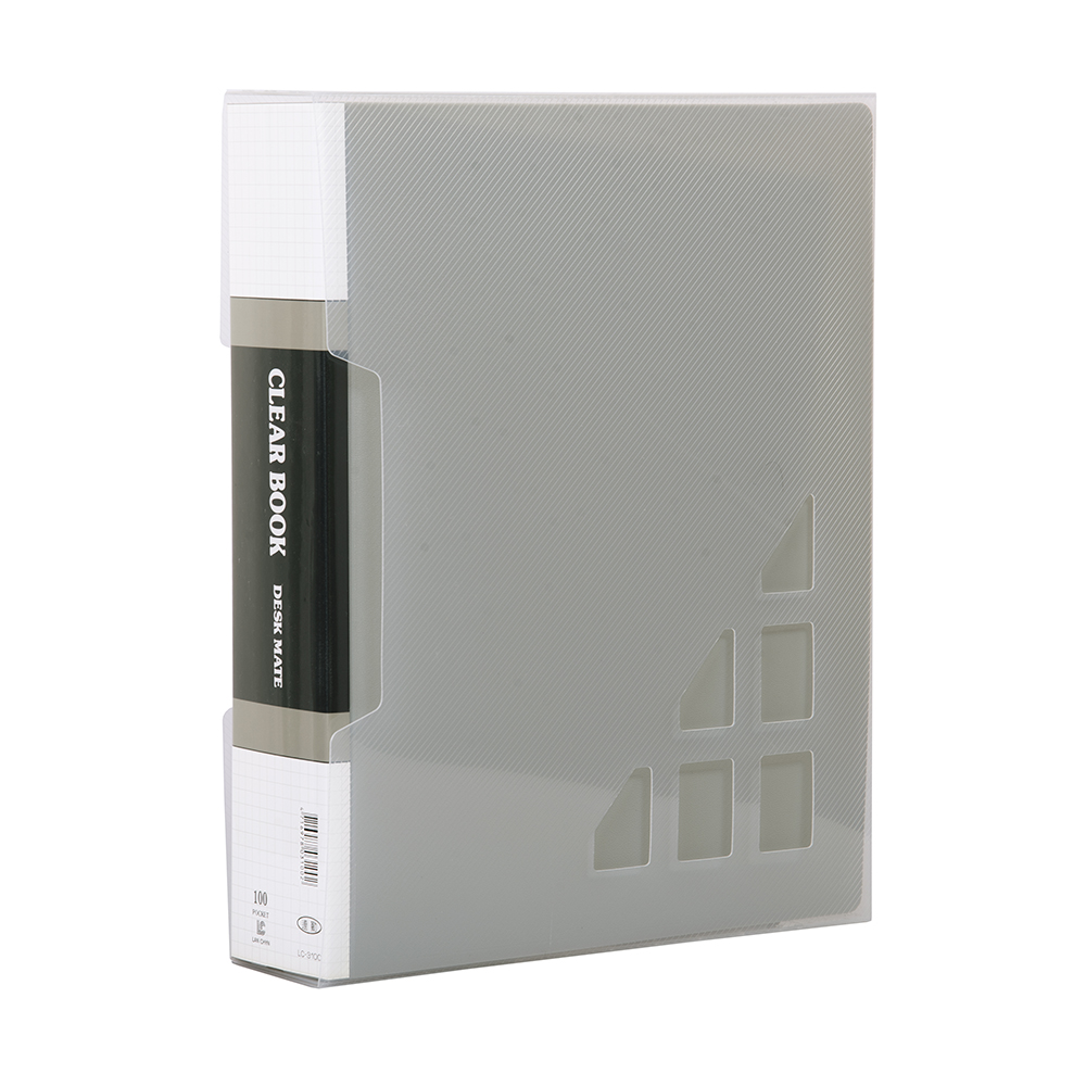 【連勤】PP 100入高級資料簿 附外殼 6本/箱 LC-3100-多款可選, , large