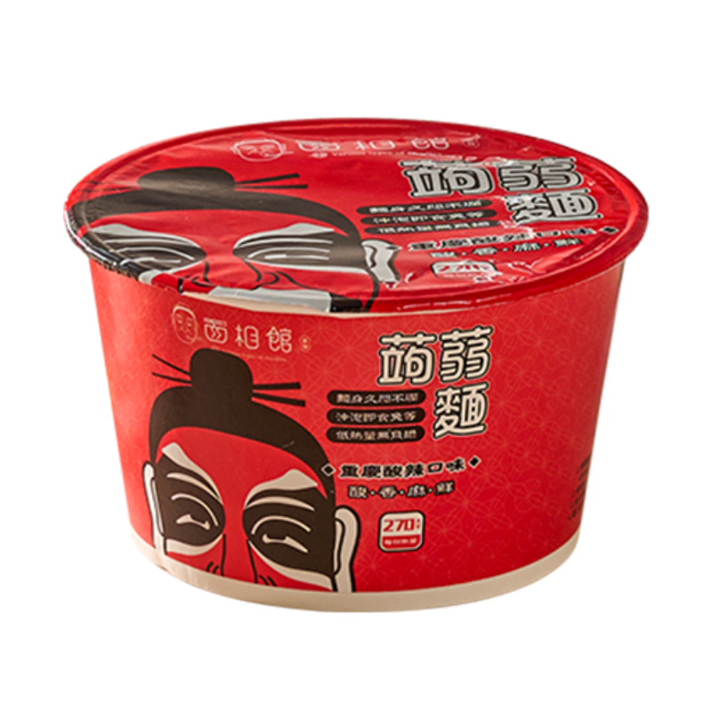 面相館重慶酸辣口味蒟蒻麵, , large