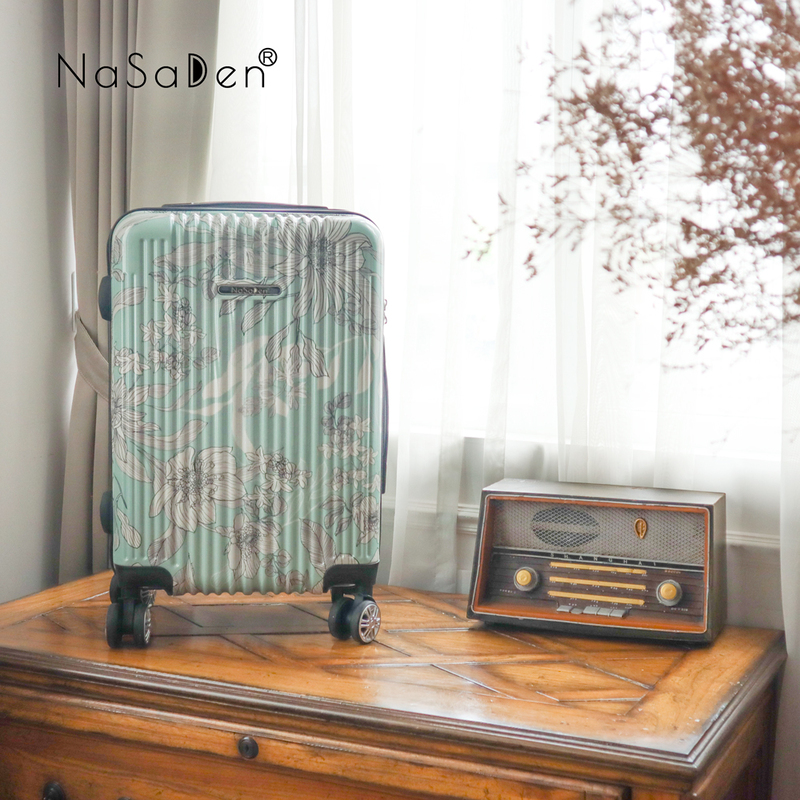 NaSaDen [ Jacaranda ] 22" Carry on Zipper Luggage, , large