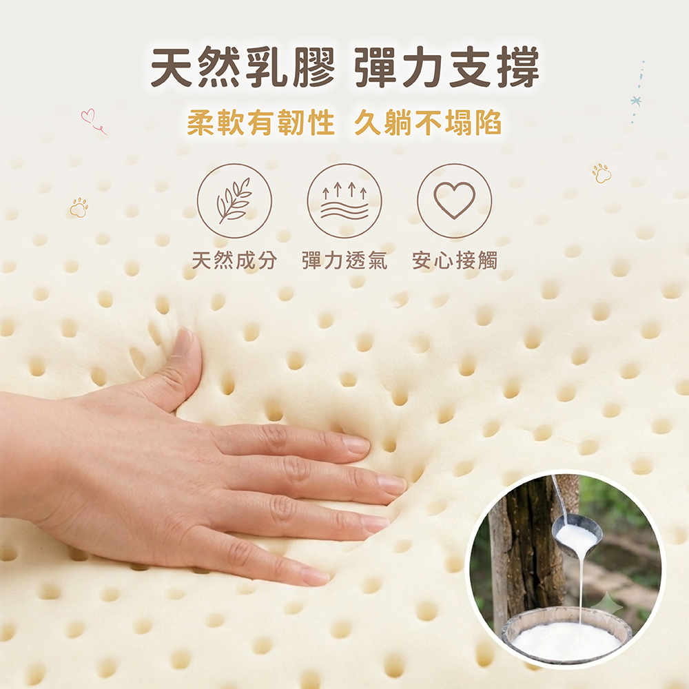 【 熊棉 】兒童乳膠枕, , large