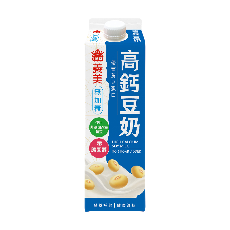 義美無加糖高鈣豆奶900ml, , large