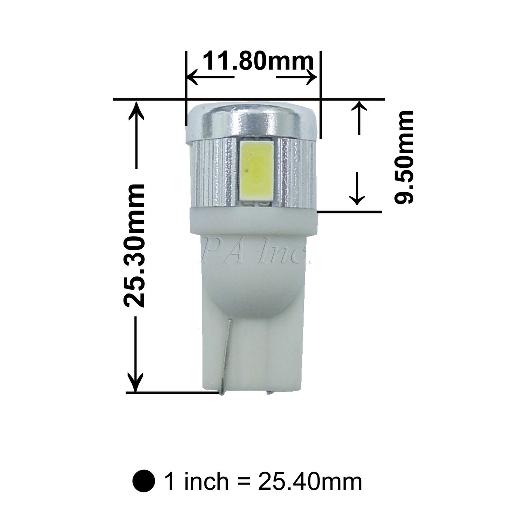 【PA LED】T10 6晶 5630 SMD LED 暖白光 鹵素光 紅光 小燈 儀表燈 牌照燈 室內燈 車廂燈, , large