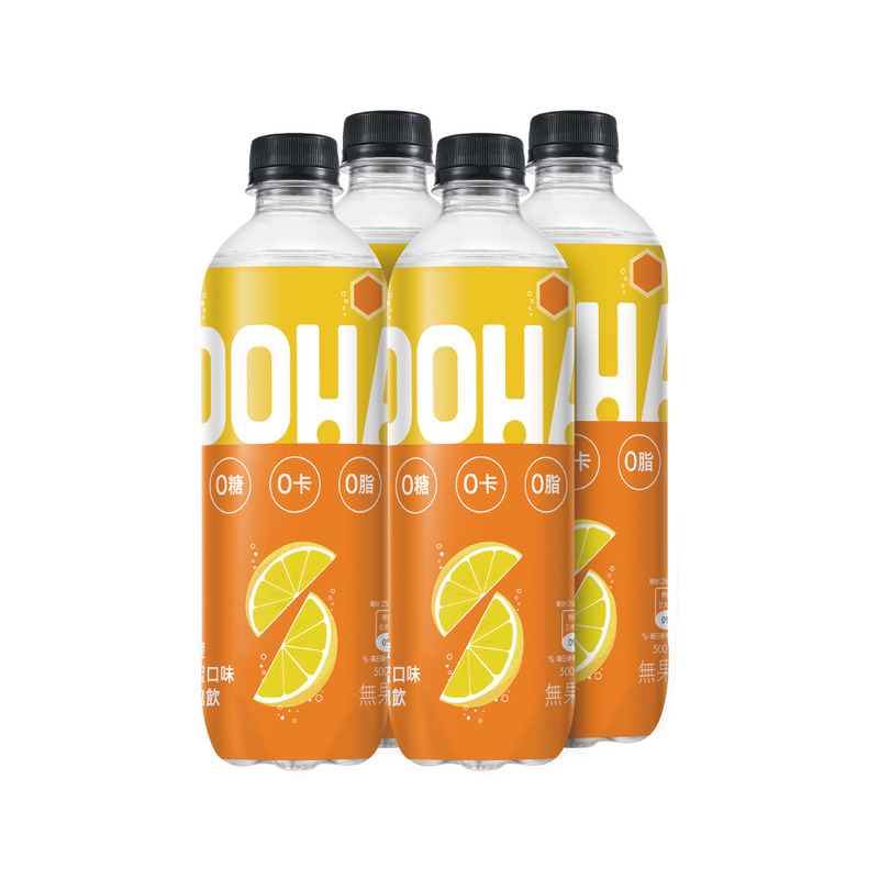 OOHA氣泡飲檸檬蜂蜜口味500ml, , large