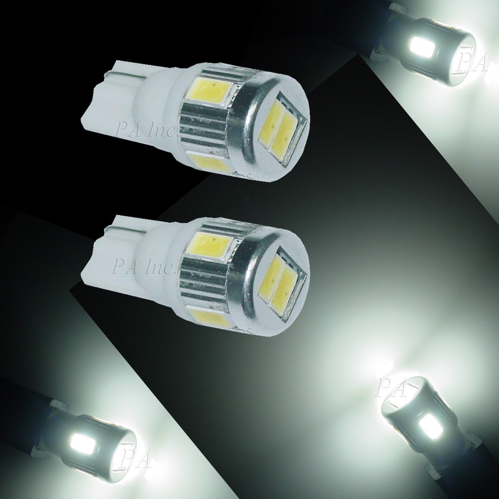 【PA LED】T10 6晶 5630 SMD LED 暖白光 鹵素光 紅光 小燈 儀表燈 牌照燈 室內燈 車廂燈, , large