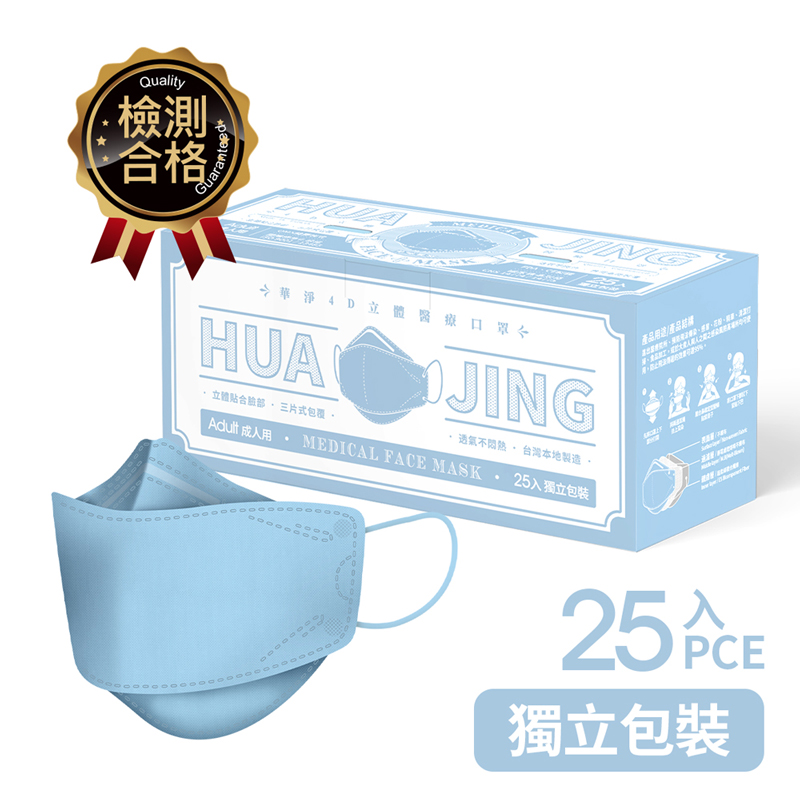 4D Face Mask  For  Adults-Lake Blue, , large